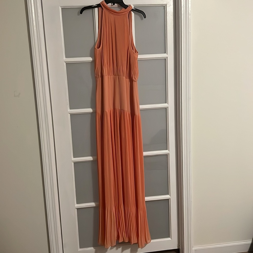 Gorgeous Lilliana Pleated Halter Maxi Dress - Picture 4 of 9